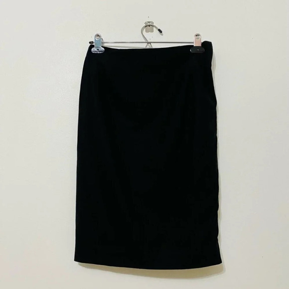Club Monaco - Black Wool Pencil Skirt - Picture 2 of 6